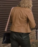 NCIS Sydney Rebecca Brown Leather Jacket