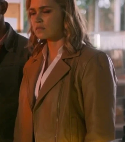 NCIS Sydney Rebecca Brown Leather Jacket