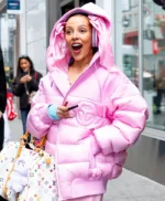 NYC Doja Cat Pink Puffer Hooded Jacket