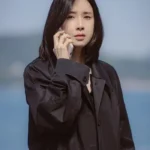 Na Moon Young Queen of Tears Black Coat