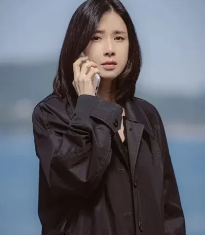 Na Moon Young Queen of Tears Black Coat