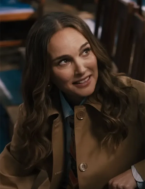 Natalie Portman Fountain of Youth Brown Coat Natalie Portman Fountain of Youth Brown Coat