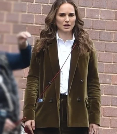 Natalie Portman Fountain of Youth Velvet Blazer