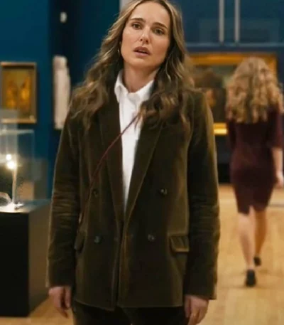 Natalie Portman Fountain of Youth Velvet Blazer