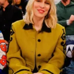 Natasha Bedingfield Yellow New York Sequined Wool Jacket