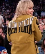 Natasha Bedingfield Yellow New York Sequined Wool Jacket