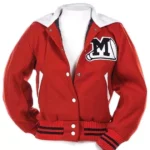 Naya Rivera Glee Cheerios Red Jacket