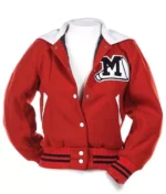 Naya Rivera Glee Cheerios Red Jacket
