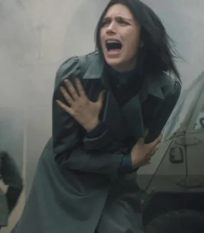 Nell Tiger The First Omen 2024 Trench Coat