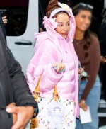 NYC Doja Cat Pink Puffer Hooded Jacket