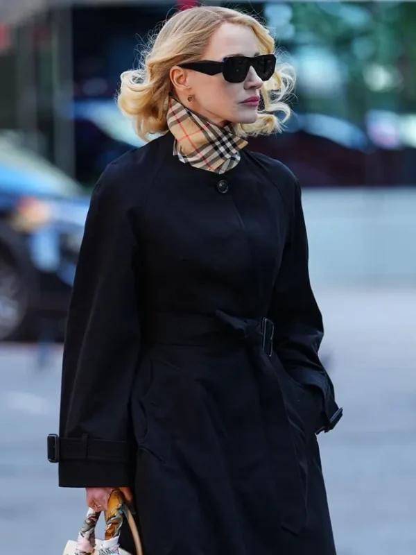 NYC 2026 Jessica Chastain Trench Coat