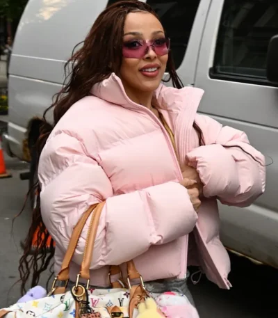 NYC Doja Cat Pink Puffer Jacket