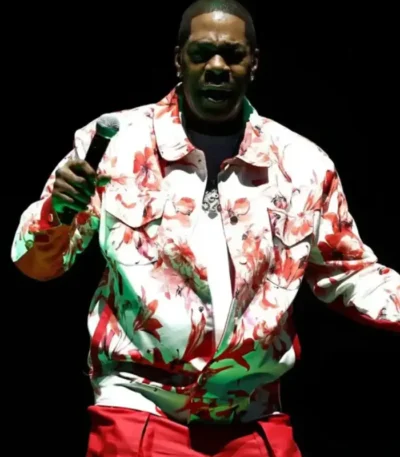 NYNJ World Cup 26 Busta Rhymes Floral Jacket