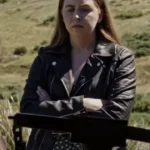 Nicole Tudor Beaten To Death Black Leather Jacket