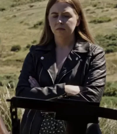 Nicole Tudor Beaten To Death Black Leather Jacket