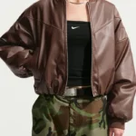 Nike Therma-FIT Leather Bomber Jacket