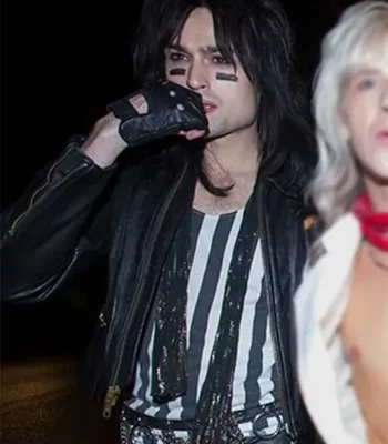 Nikki Sixx The Dirt Black Leather Jacket