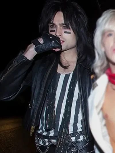 Nikki Sixx The Dirt Black Leather Jacket