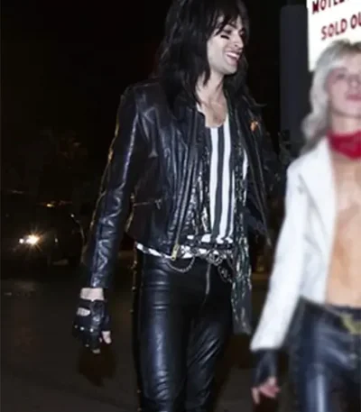 Nikki Sixx The Dirt Black Leather Jacket