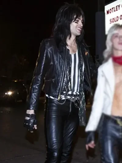 Nikki Sixx The Dirt Black Leather Jacket