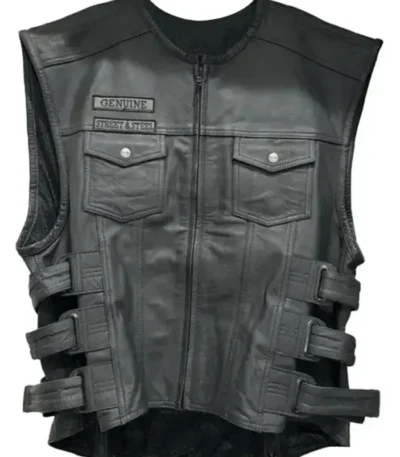 Norma Street and Steel Anarchy Leather Vest