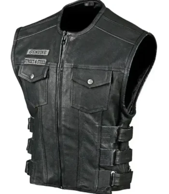 Norma Street and Steel Anarchy Leather Vest