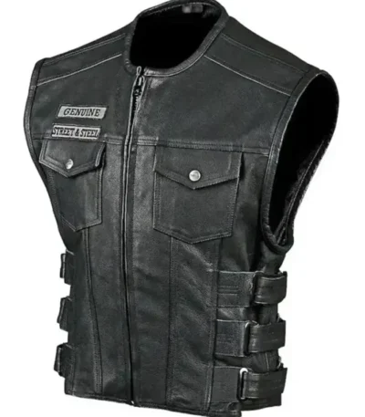 Norma Street and Steel Anarchy Leather Vest