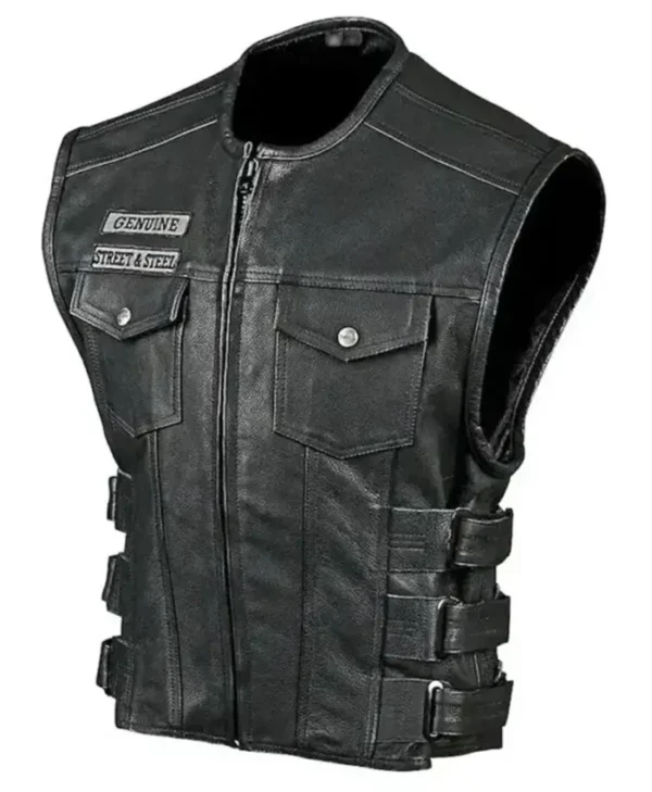 Norma Street and Steel Anarchy Leather Vest