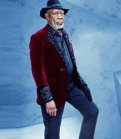 Now You See Me Now You Don’t Morgan Freeman Red Blazer
