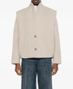 Ordinary Angels 2024 Sharon Stevens Grey Wool Jacket