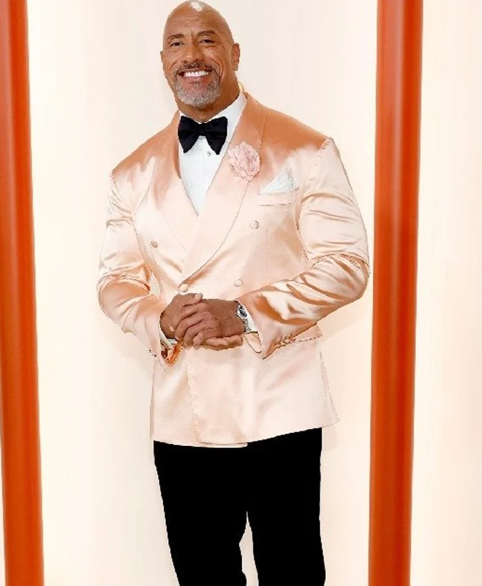 Oscar 2023 Dwayne Johnson Tux Ballet Blazer Oscar 2023 Dwayne Johnson Tux Ballet Blazer