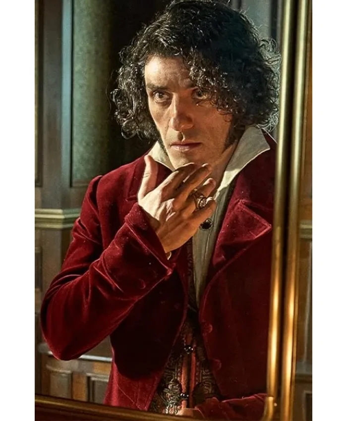 Oscar Isaac Frankenstein Red Blazer Oscar Isaac Frankenstein Red Blazer