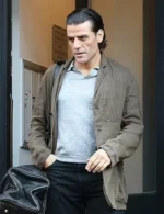 Oscar Isaac In the Hand of Dante Cotton Blazer