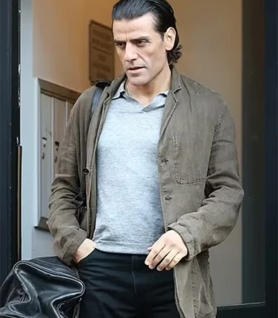 Oscar Isaac In the Hand of Dante Cotton Blazer