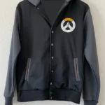 Overwatch Game Blizzard Hooded Varsity Jacket