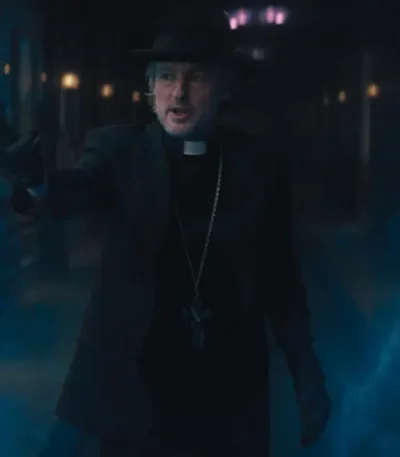 Owen Wilson Haunted Mansion Black Blazer