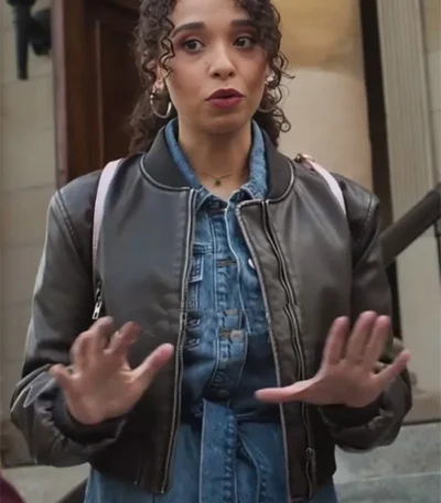 PJ True Justice: Family Ties Black Bomber Jacket