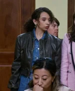 PJ True Justice: Family Ties Black Bomber Jacket