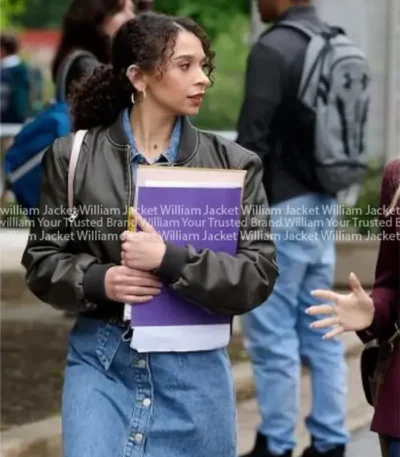 PJ True Justice: Family Ties Black Bomber Jacket