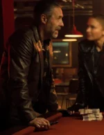 Paddy Considine Deep Cover Brown Leather Blazer