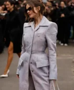 Barbara Palvin Paris Fashion Week Coat