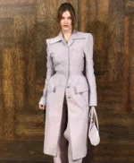 Barbara Palvin Paris Fashion Week Coat