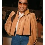 Paris Fashion Week 2026 Oprah Winfrey Brown Jacket