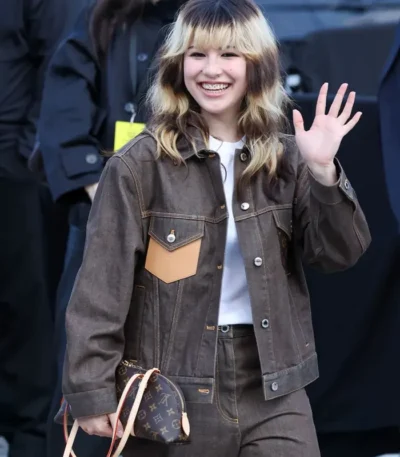 Paris Fashion Week 2026 Alysa Liu Denim Jacket