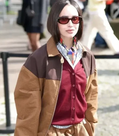 Paris Fashion Week Sofia Carson Jacket