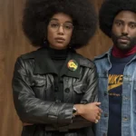 Patrice Dumas BlacKkKlansman Black Leather Jacket