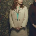 Pennyworth Bet Sykes White Wool Coat