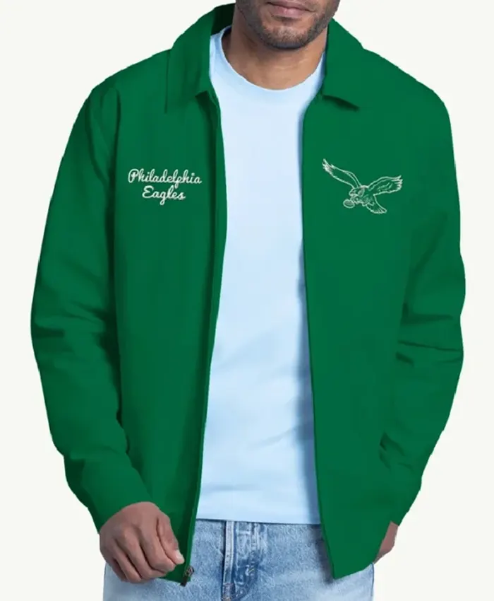 Philadelphia Eagles Franchise Full Zip Jacket Philadelphia Eagles Franchise Full Zip Jacket