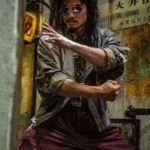 Philip Ng Twilight of the Warriors Walled In 2024 Brown Leather Jacket