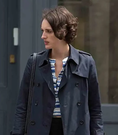 Phoebe Waller-Bridge Fleabag Blue Coat
